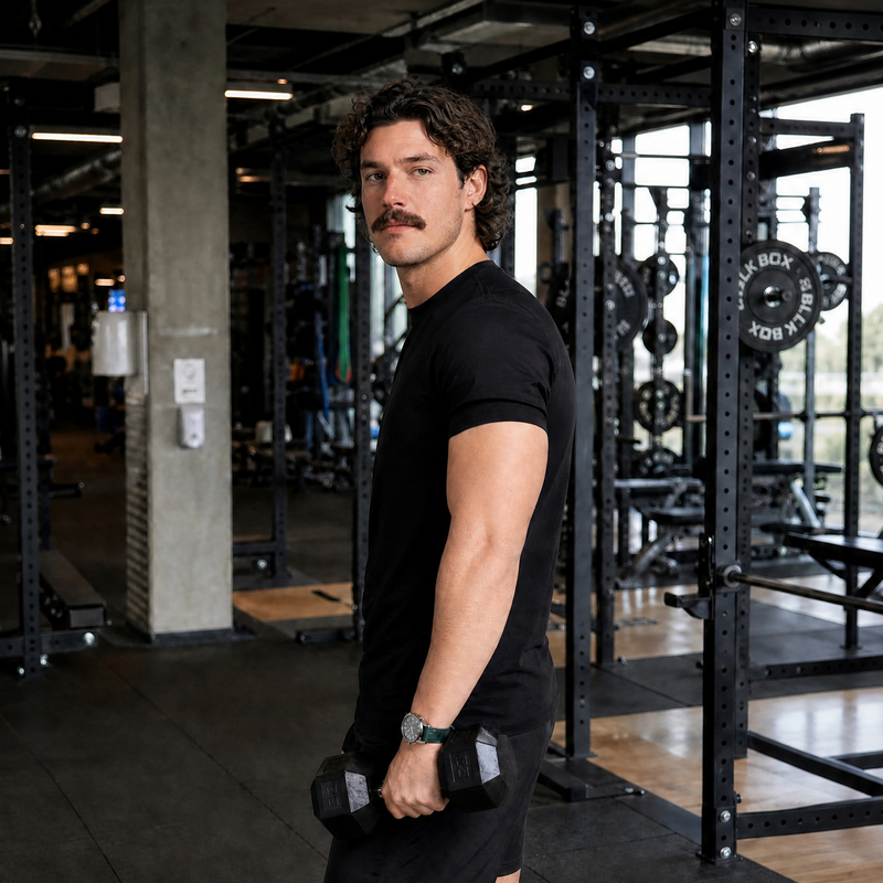 At the gym